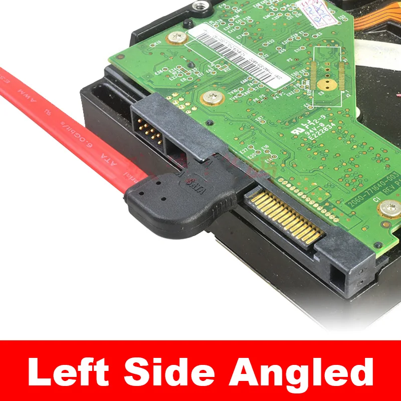 5pcs 10CM SATA 3.0 Harddrive 6Gb/s Serial ATA DATA Cable 90 Angled 180 Connector SATA3 SATAIII 6Gbps Hard Drive Disk,SSD Adapter