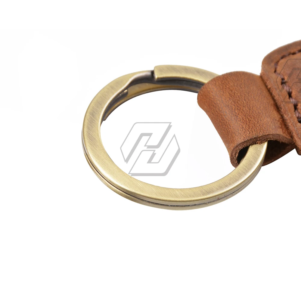 Motorcycle Cowhide Keychain Key Ring Fits for Triumph Street Triple 675 765 R RS