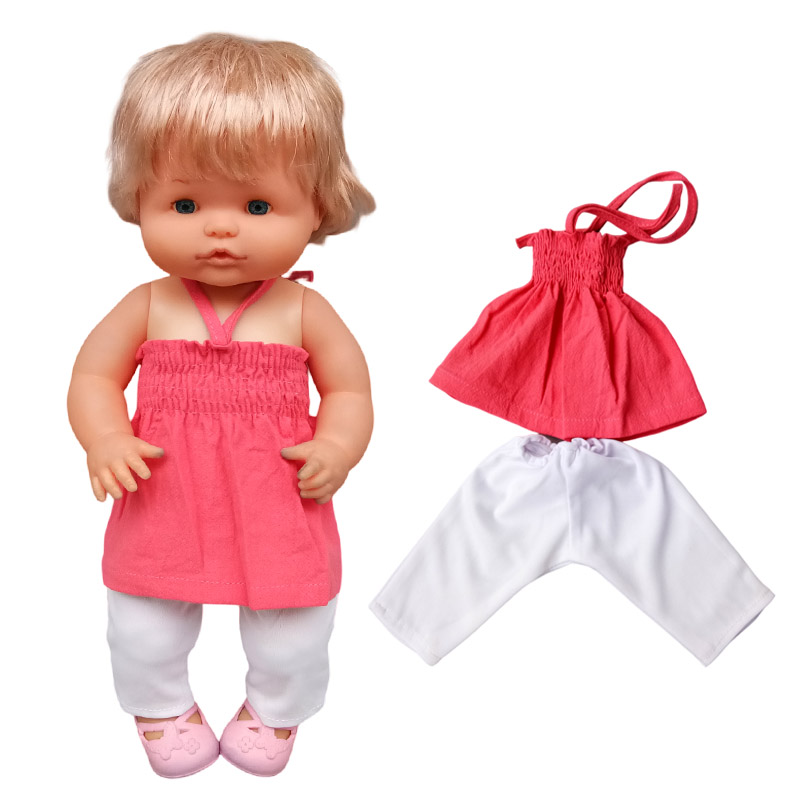 35 Cm Baby Doll Pink Clothes Trousers Fit 38cm Doll Nenuco Ropa Y Su Hermanita Coat Pants