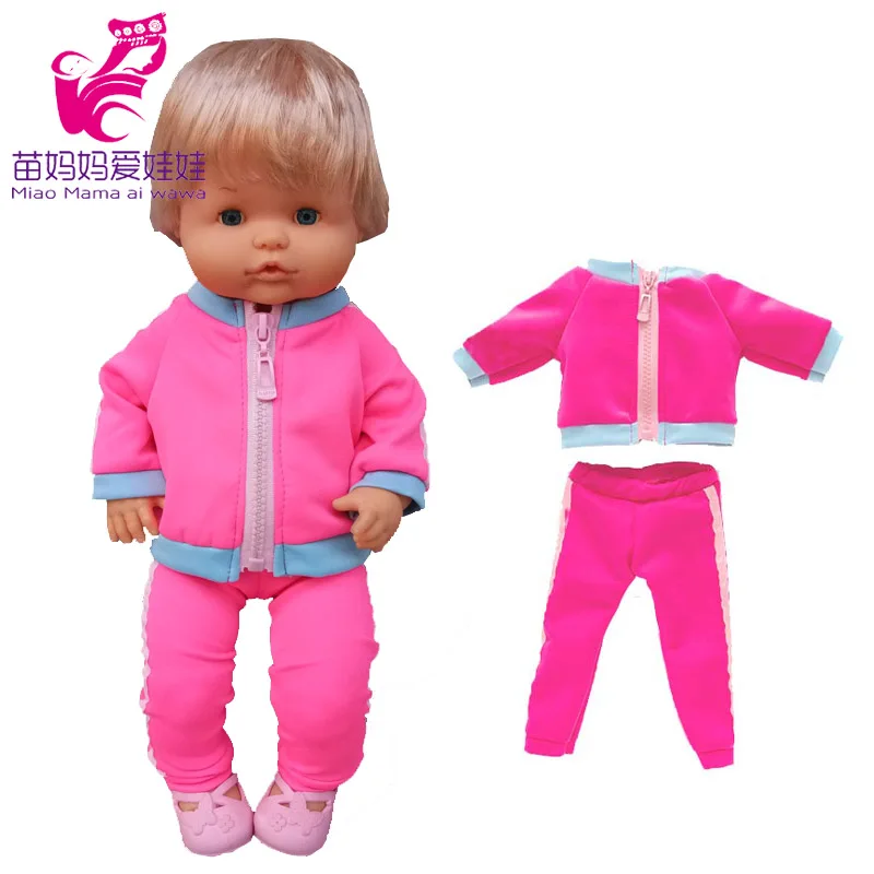 35 Cm Baby Doll Pink Clothes Trousers Fit 38cm Doll Nenuco Ropa Y Su Hermanita Coat Pants