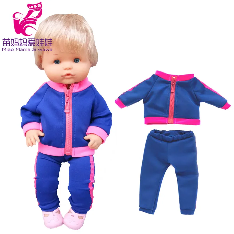 35 Cm Baby Doll Pink Clothes Trousers Fit 38cm Doll Nenuco Ropa Y Su Hermanita Coat Pants