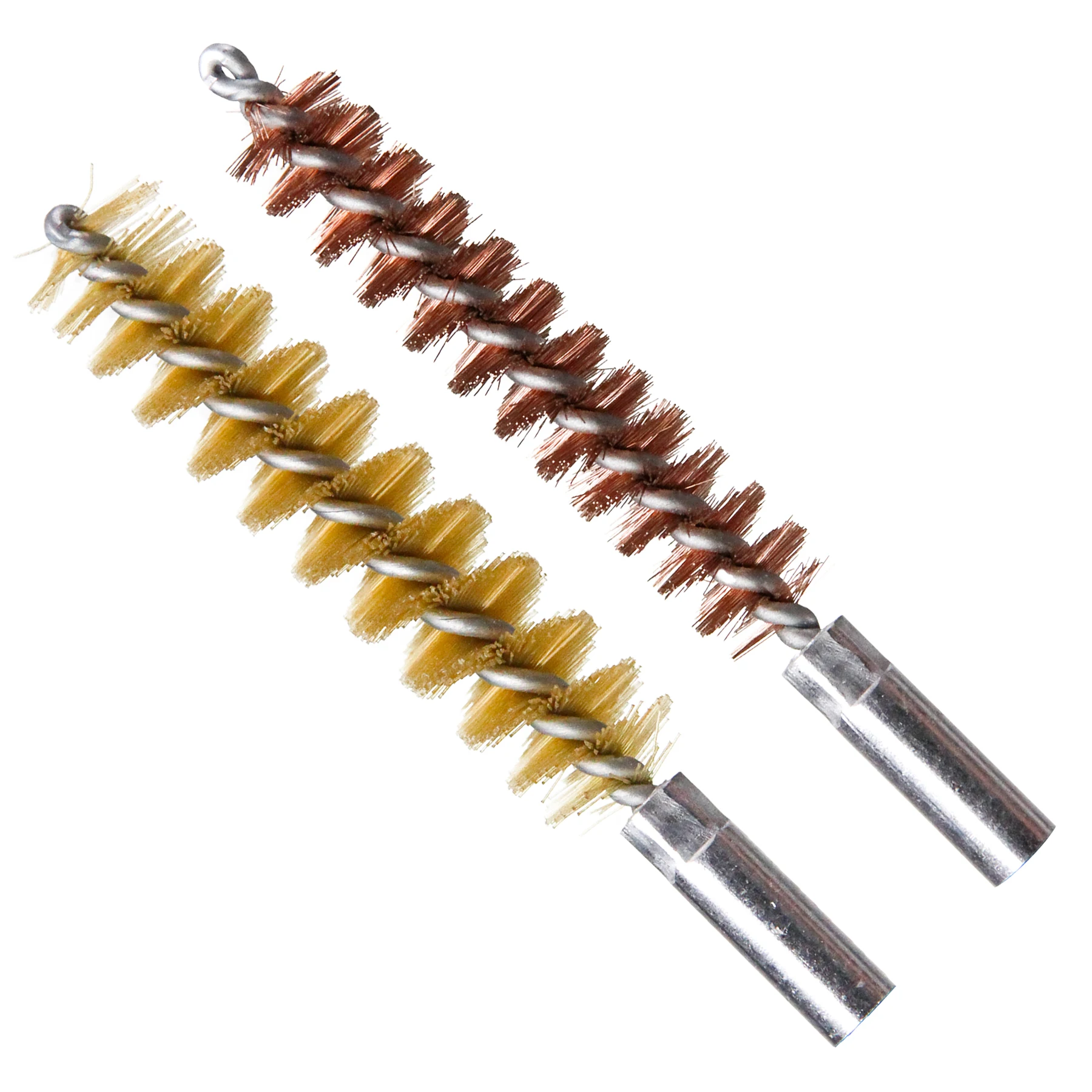 GUGULUZA 3/6Pcs Set 9MM Pistol Cleaning Kit Brass Bristle Bore Brush Nylon Rod for Universal .38Cal.357Cal Handgun Revolvers