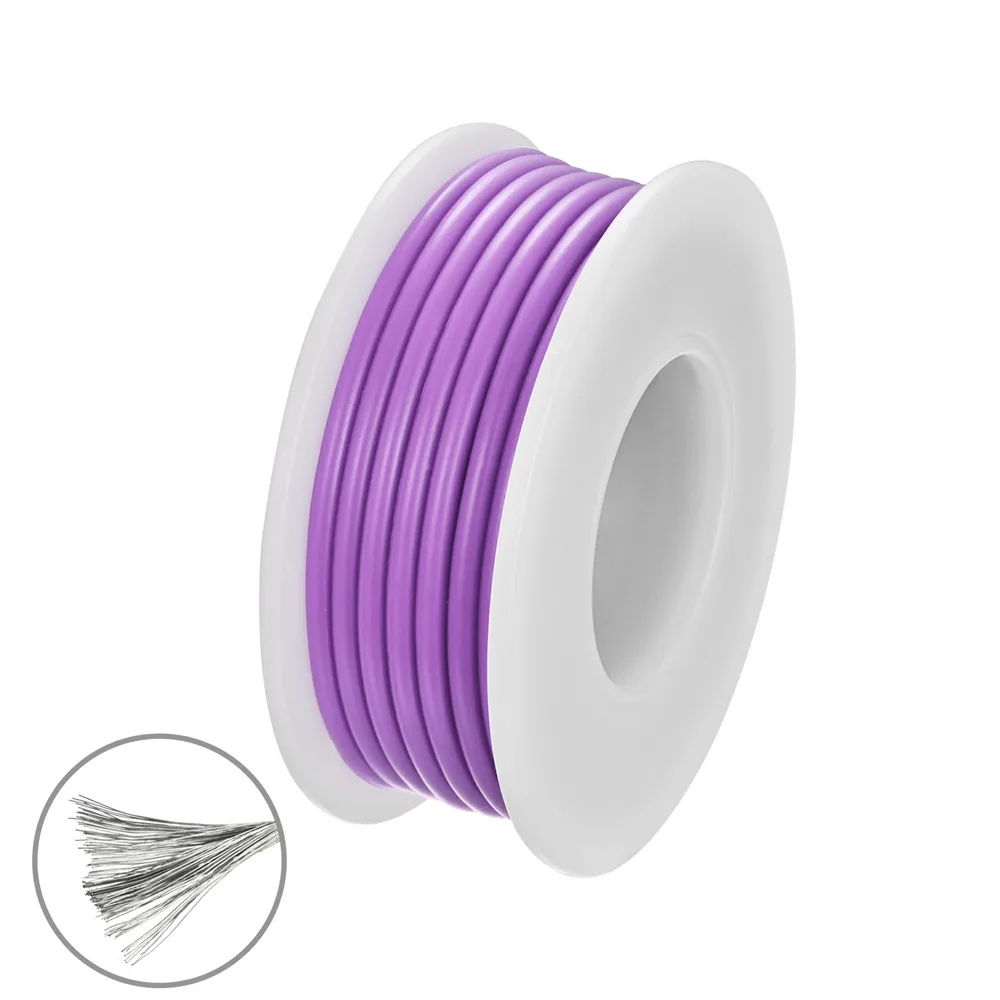 Household DIY high quality flexible silicone wire and cable 5 colors mixed 1 box tinned pure copper anti-oxidation