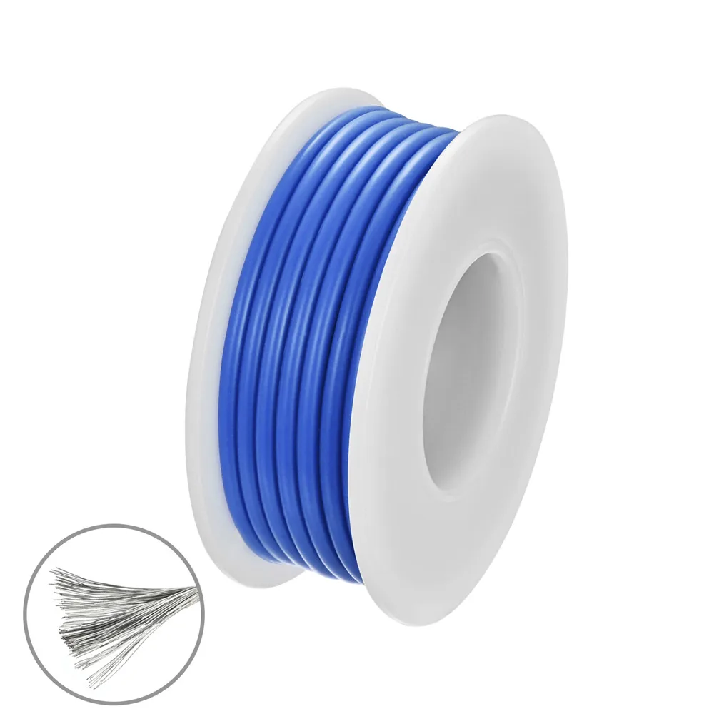 Household DIY high quality flexible silicone wire and cable 5 colors mixed 1 box tinned pure copper anti-oxidation