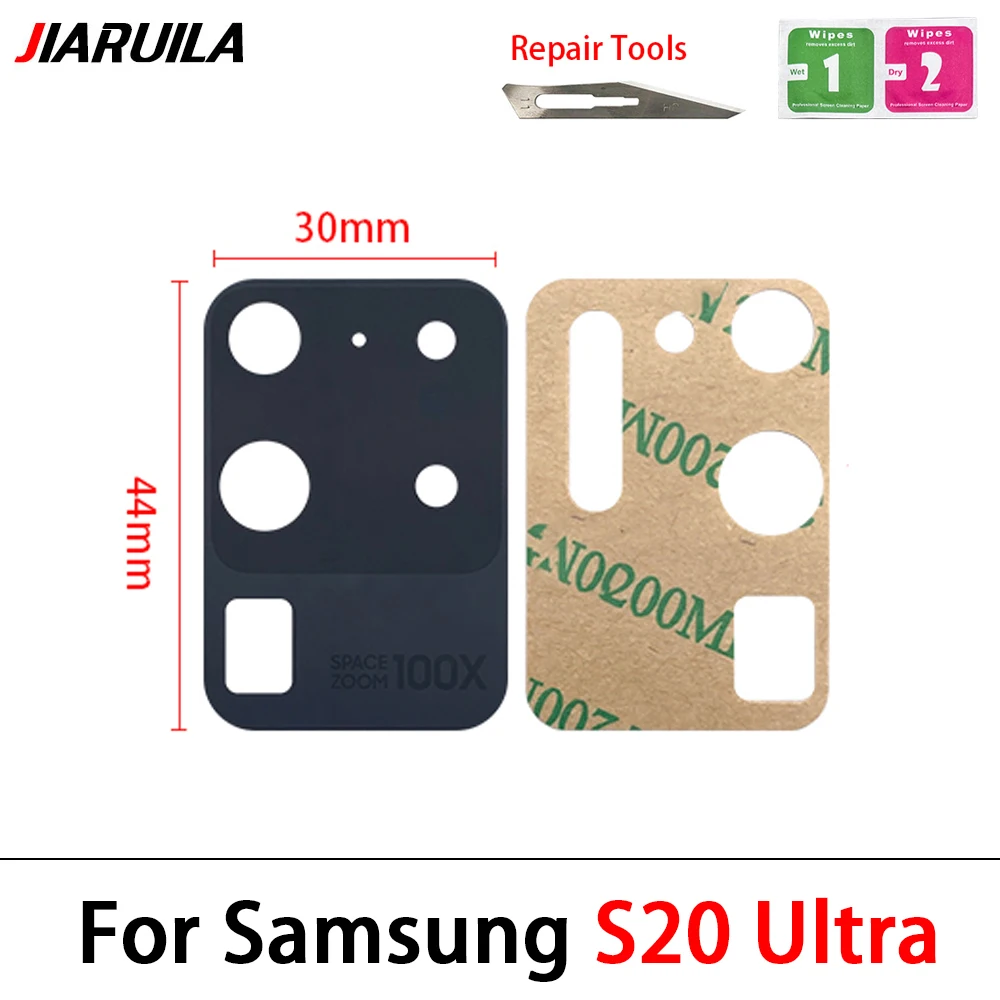 Rear Back Camera Glass Lens For Samsung Note 10 20 Ultra M31s S20 Fe M21 M31 M31S M51 Camera Glass With Glue Adhesive