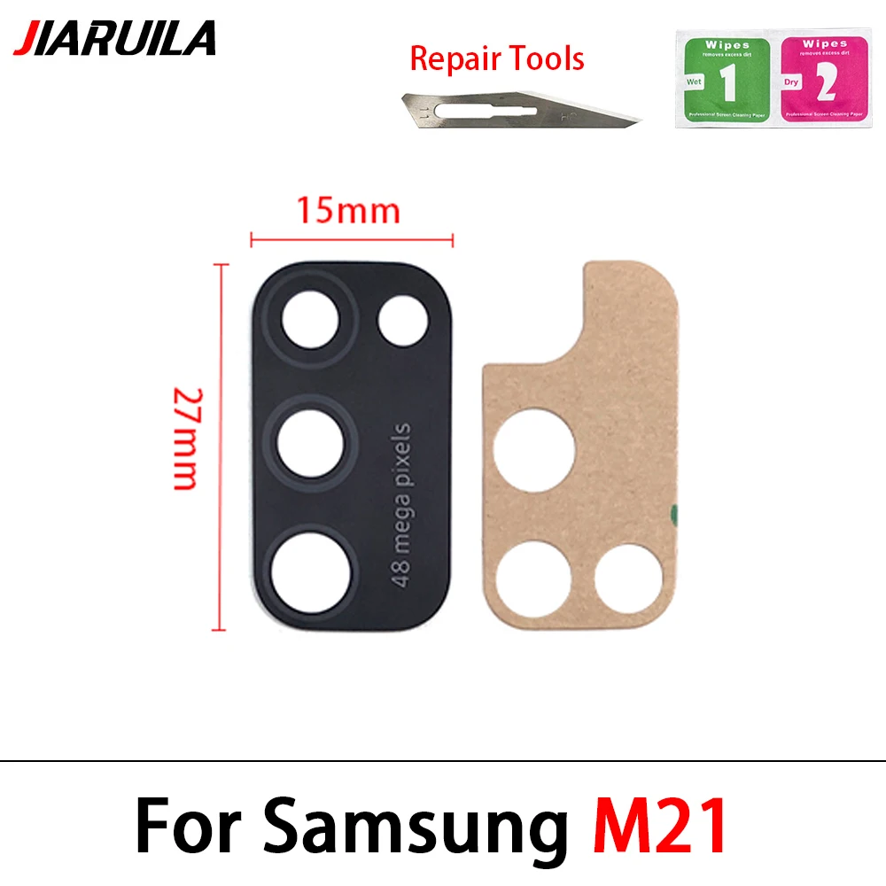 Rear Back Camera Glass Lens For Samsung Note 10 20 Ultra M31s S20 Fe M21 M31 M31S M51 Camera Glass With Glue Adhesive