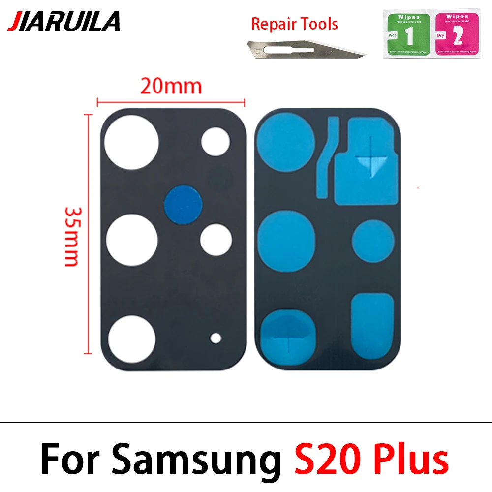 Rear Back Camera Glass Lens For Samsung Note 10 20 Ultra M31s S20 Fe M21 M31 M31S M51 Camera Glass With Glue Adhesive