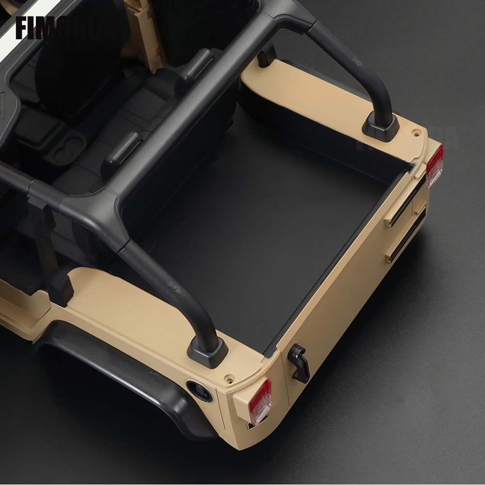 1:10 Scale Wrangler Convertible Hard Body Kit 313mm Wheelbase for 1/10 RC Crawler Axial SCX10 Rubicon TRX4 Redcat GEN8