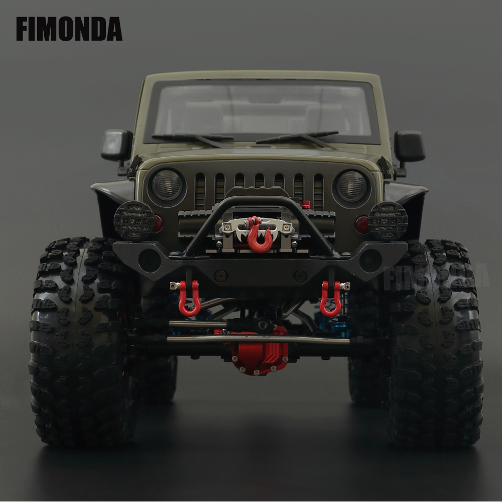 1:10 Scale Wrangler Convertible Hard Body Kit 313mm Wheelbase for 1/10 RC Crawler Axial SCX10 Rubicon TRX4 Redcat GEN8