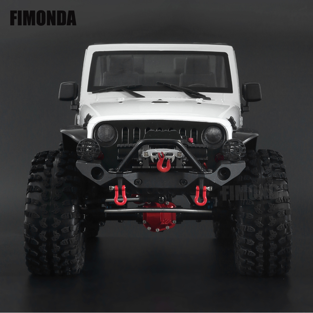 1:10 Scale Wrangler Convertible Hard Body Kit 313mm Wheelbase for 1/10 RC Crawler Axial SCX10 Rubicon TRX4 Redcat GEN8