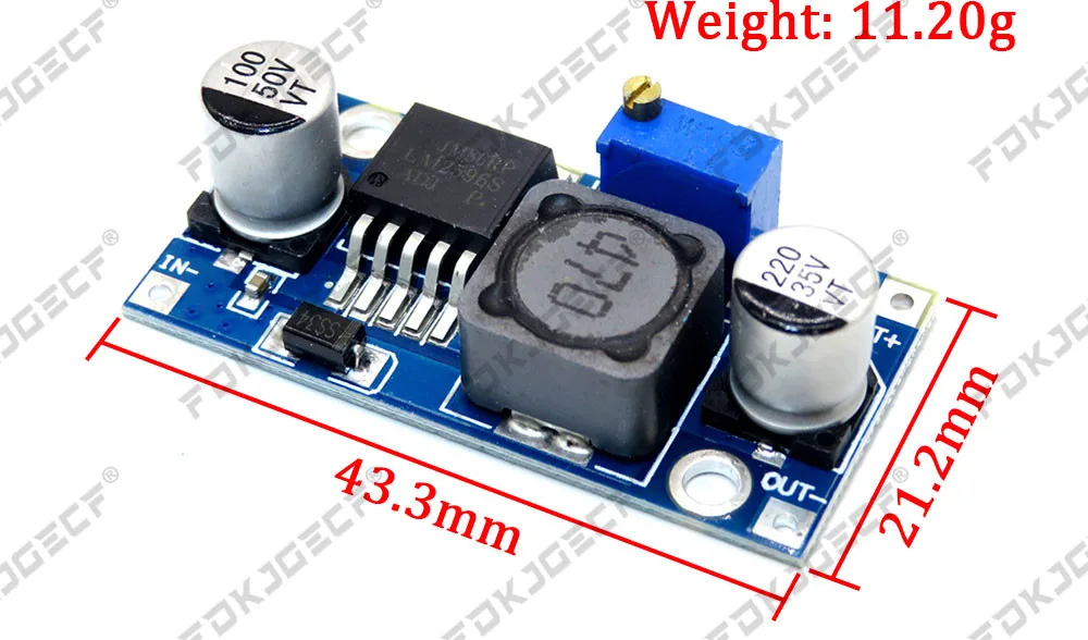 3A Adjustable DC-DC LM2596 LM2596S input 4V-35V Output 1.23V-30V dc-dc Step-down Power Supply Regulator module MP1584EN MINI360
