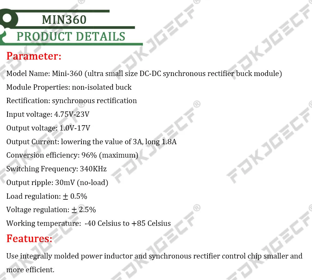 3A Adjustable DC-DC LM2596 LM2596S input 4V-35V Output 1.23V-30V dc-dc Step-down Power Supply Regulator module MP1584EN MINI360