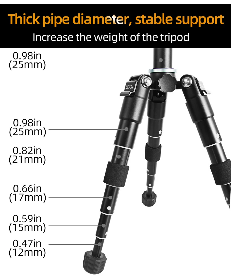 Portable Mini Tripods Profesional Aluminum Stand Live Video Recording For Universal SLR Camera Smartphone