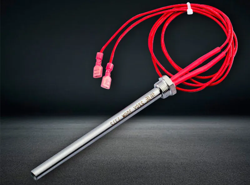 Pellet Stove Igniter Hot Rod Heating Tube Ignitor 10*140/150/170 mm M16*1.5 Thread For Fireplace Grill Stove 300/350W 220V