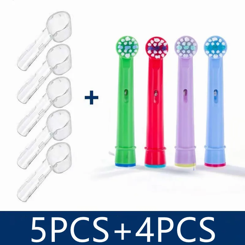 4pcs Replacement Kids Children Tooth Brush Heads For Oral-B Electric Toothbrush Fit Advance Power/3D Excel/Triumph/Pro Healt