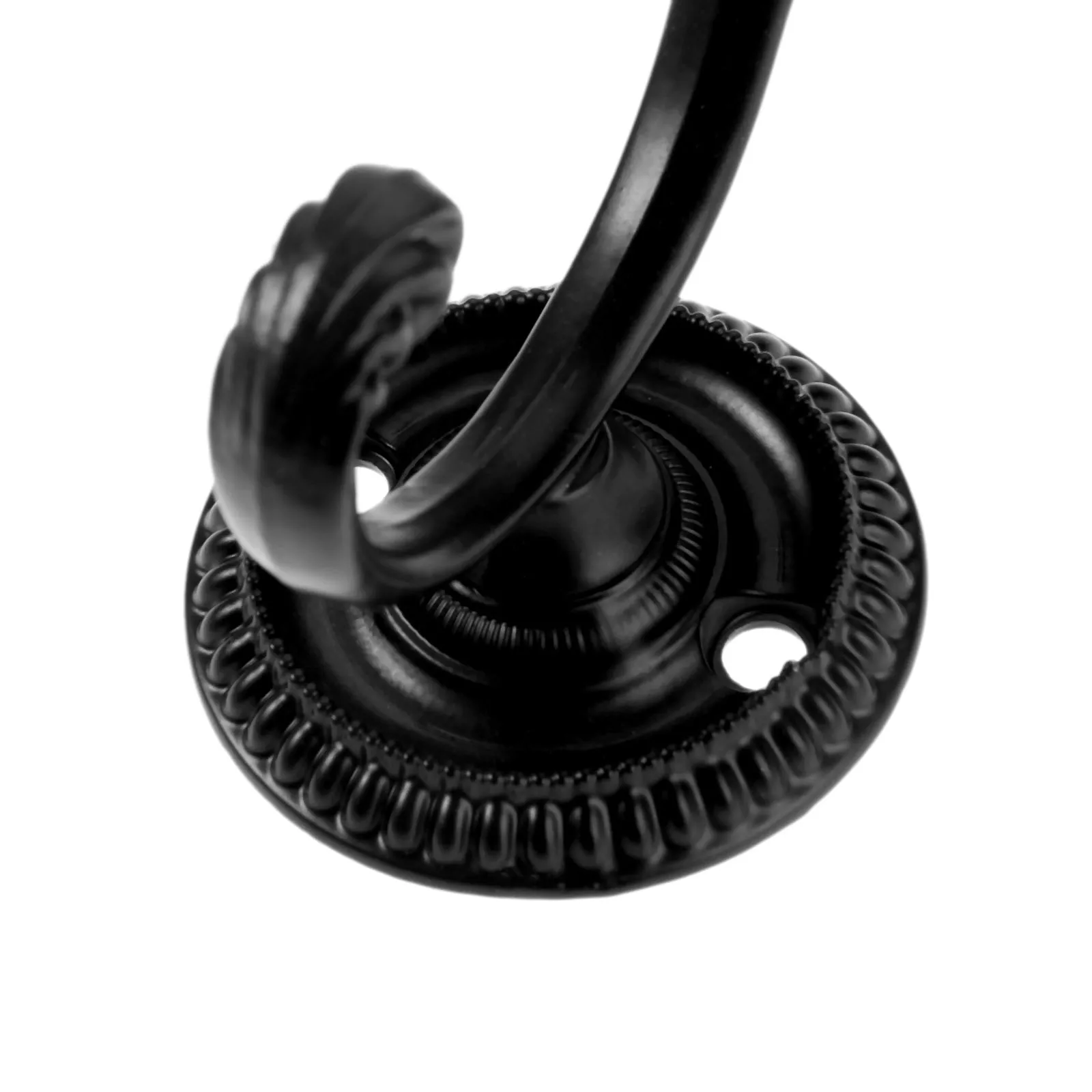 Black Vintage Bronze Single Hooks Hat Clothes Towel Wall Door Hanger Hook Bathroom Accessories Coat Hanging Hooks 76*63mm