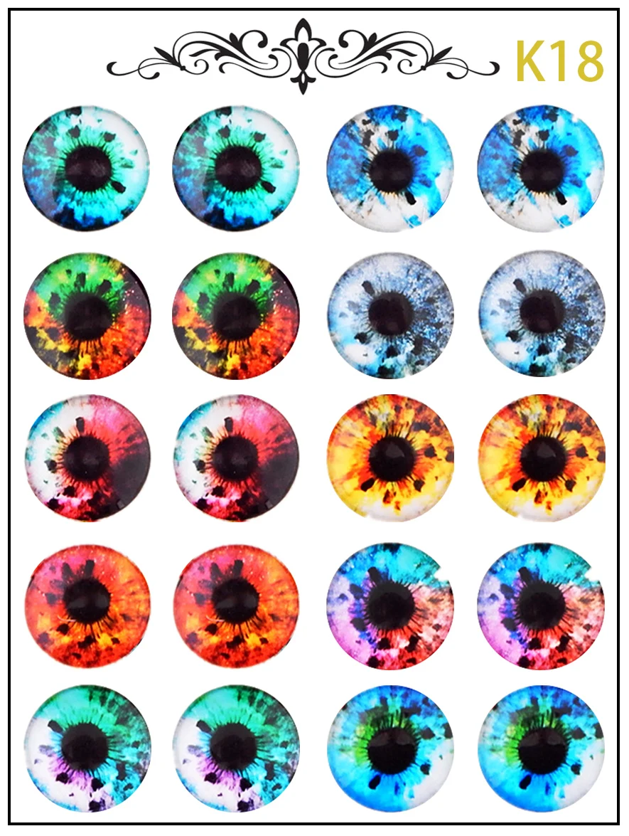 New Blythe Doll Eye Piece Pattern Paper DIY Doll Eye Accessories