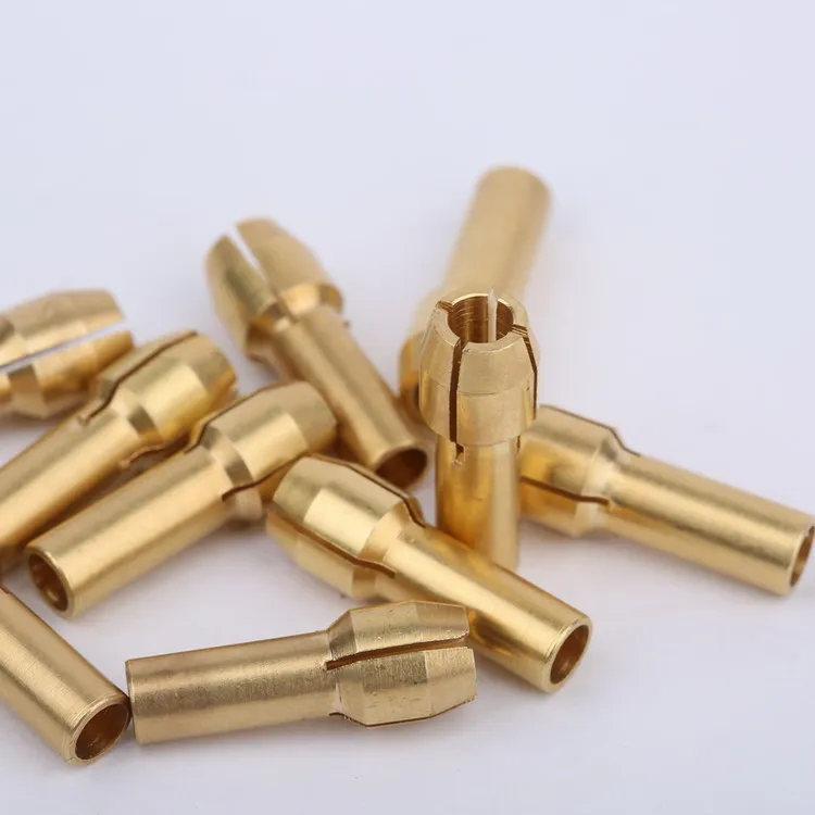 10pcs 3.2mm Mini Drill Chucks Adapter Collets Quick Chuck for Mini Tools Copper Drill Folder Copper Cap Axis Drill Collet Tools