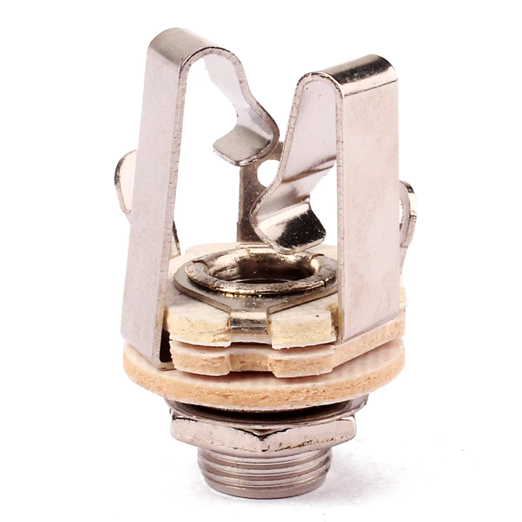 6 pieces mono input stereo output 6.35 mm 1/4 "jack socket for electric guitar