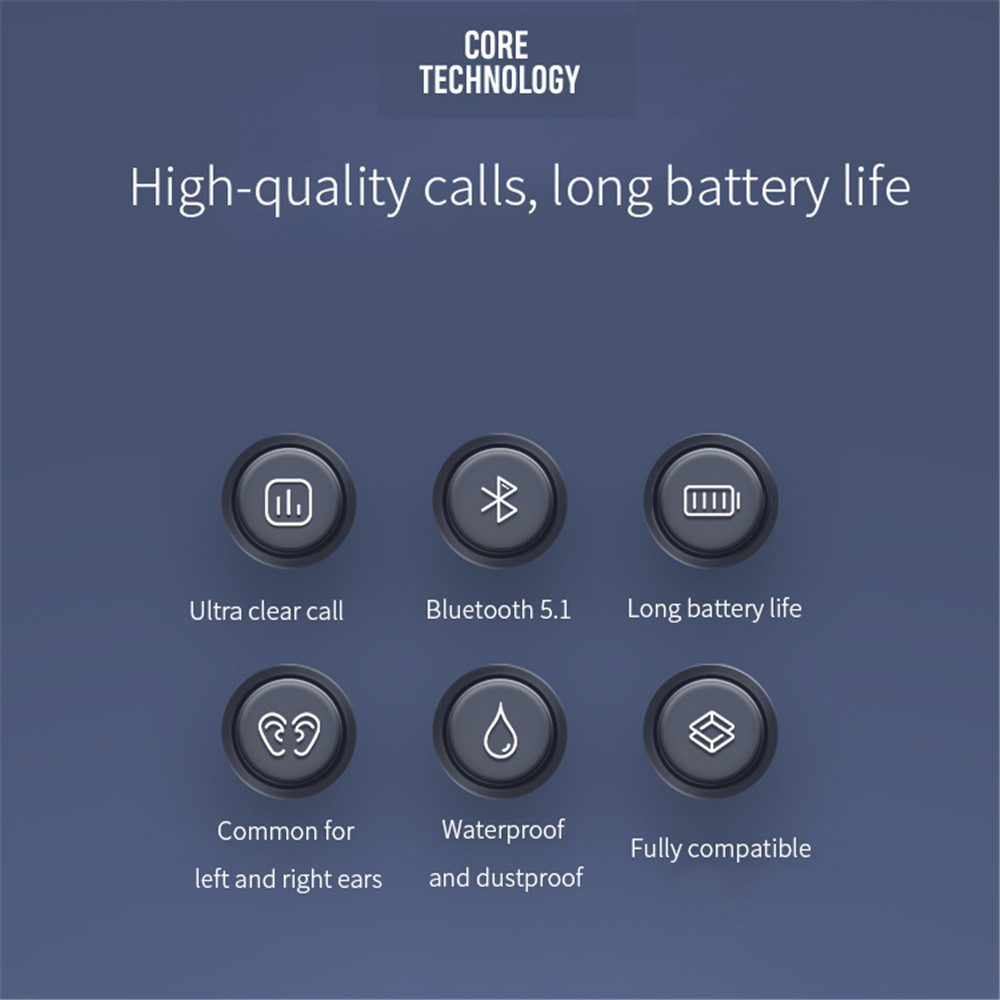 New V9 Wireless Bluetooth Earphone with HIFI Stereo HD Mic Handsfree Headset Stereo Headphones For Samsung iPhone Xiaomi Earbuds
