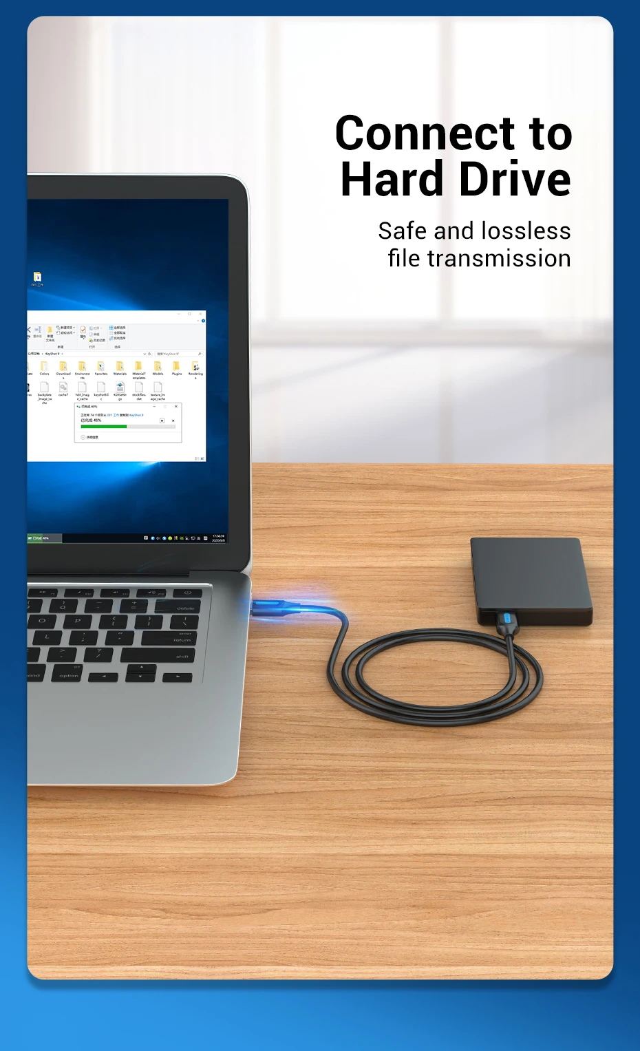 Vention USB to USB Extension Cable Male to Male 3.0 2.0 USB Extender Cord for Hard Disk TV Box Radiator USB 3.0 Cable Extension