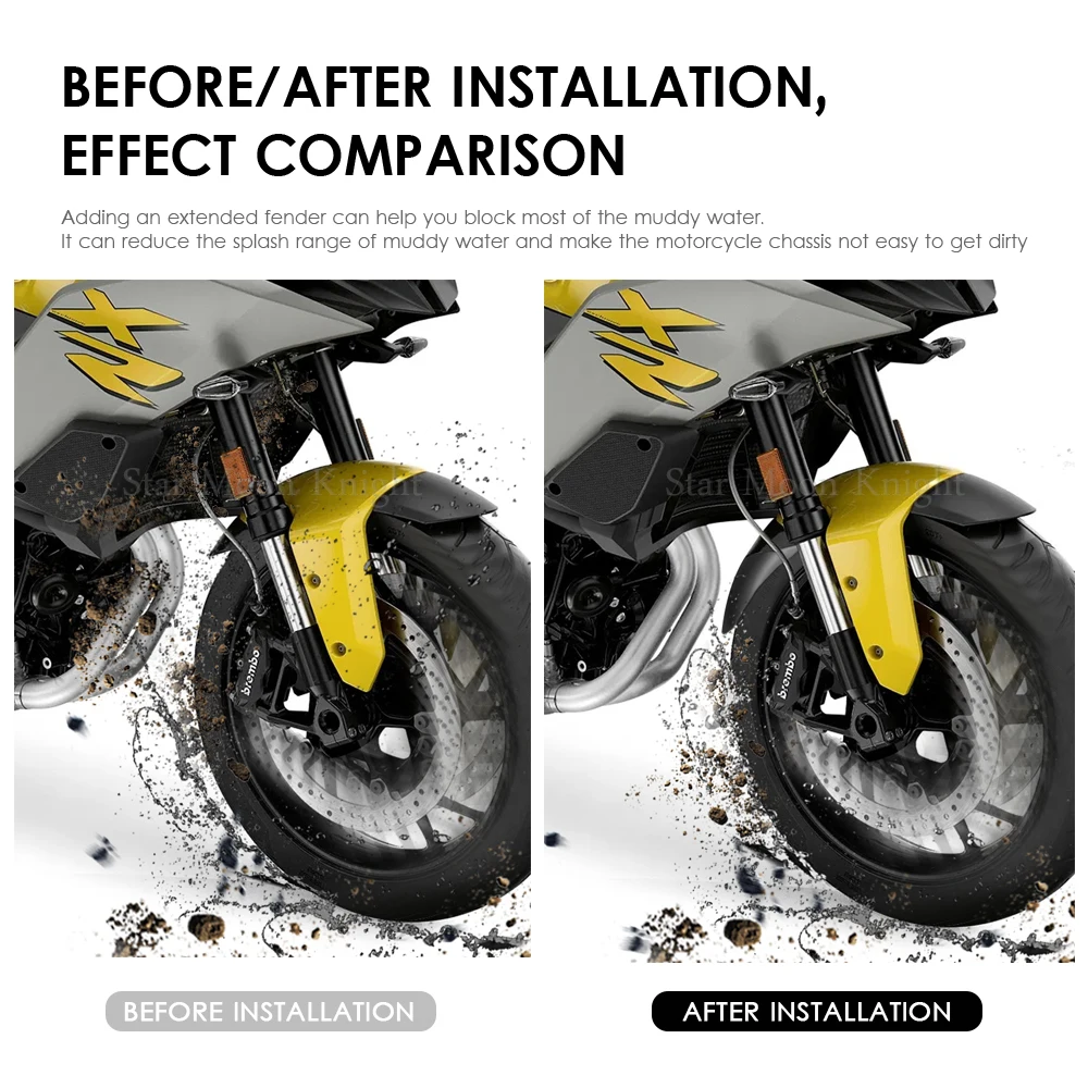 For BMW F900XR F 900 XR F900 XR 2020-2026 Motorcycle Front Mudguard Fender Rear Extender Extension