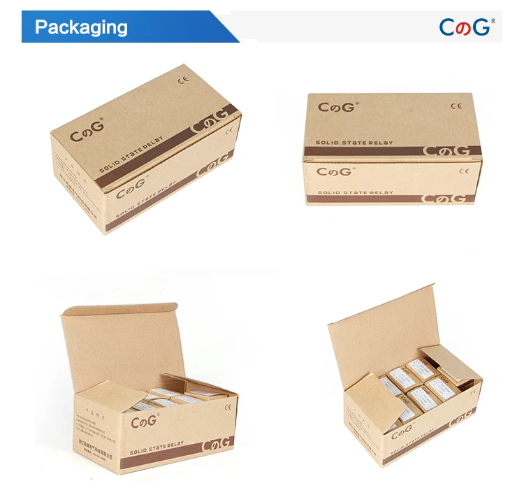 CG ZGT-40DA 10A 25A 40A Single Phase DC To AC SSR Heat Sink 24-480VAC Relay Input 3-32VDC With Plastic Cover Solid State Relay