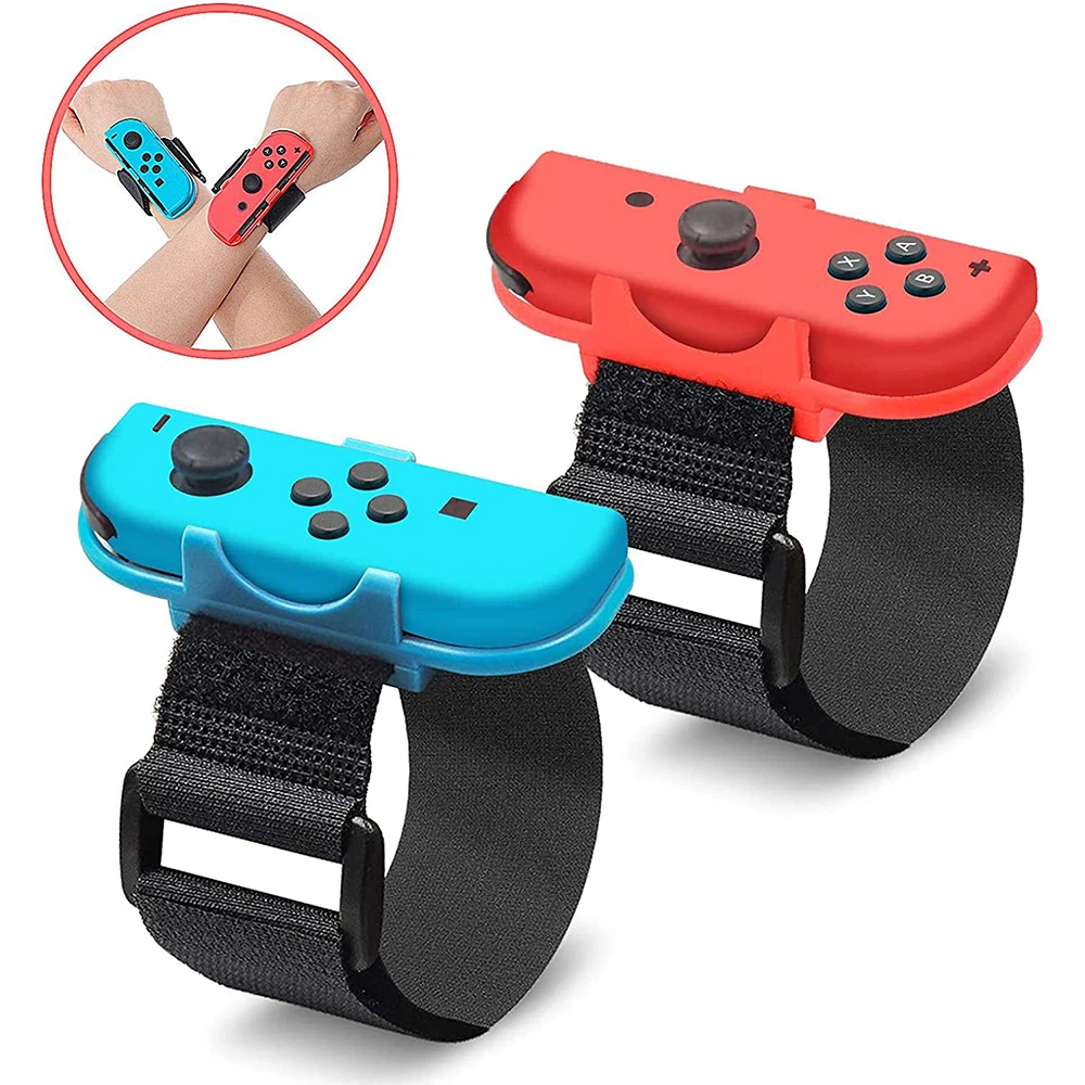 1 Pair Just Dance Band Adjustable Joy-Con Controller Elastic Dance Wrist Band Fit Strap Wristband For Nintendo Nintend Switch