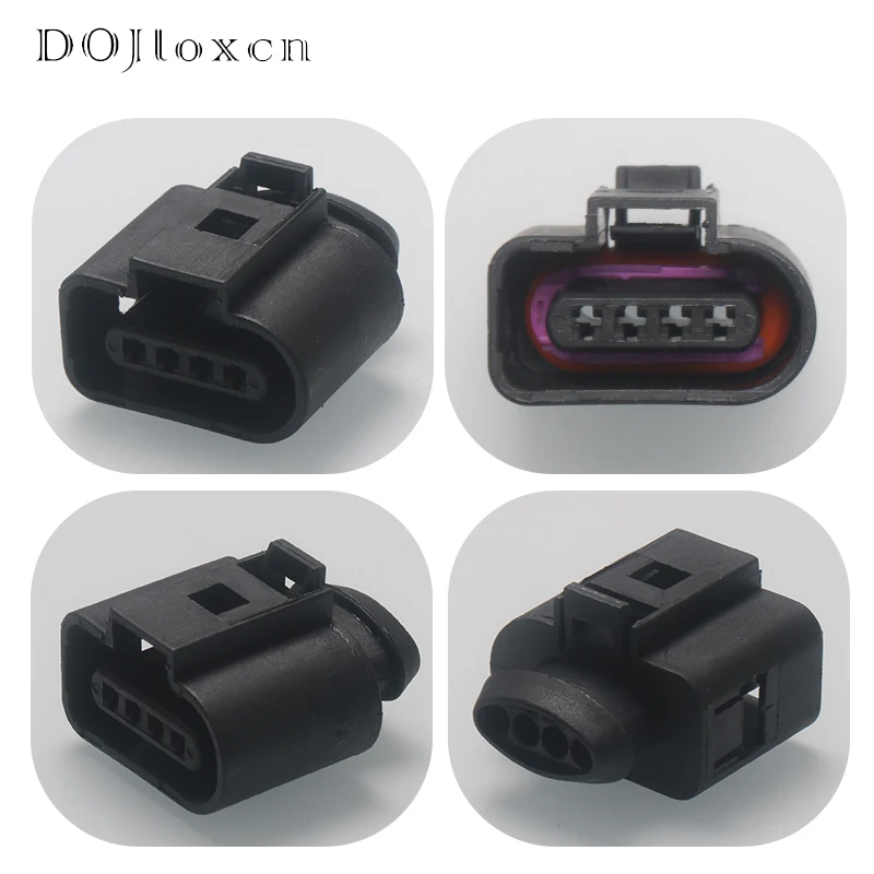 1/5/10/20/50 Sets 4 Pin 1.5 MM For AUDI VW Lntake Pressure Sensor Plug Automotive Wire Waterproof Connector 1J0973704 1K0973804