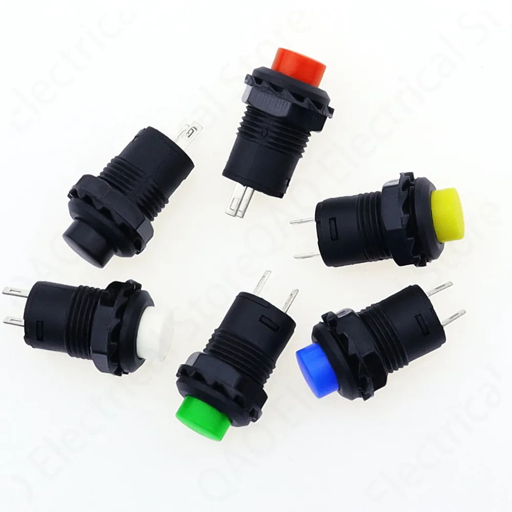 10pcs DS-228 On / off latching or Momentary push button Switches locking car dashboard dash boat 12V DS-428