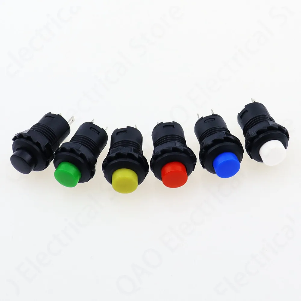 10pcs DS-228 On / off latching or Momentary push button Switches locking car dashboard dash boat 12V DS-428