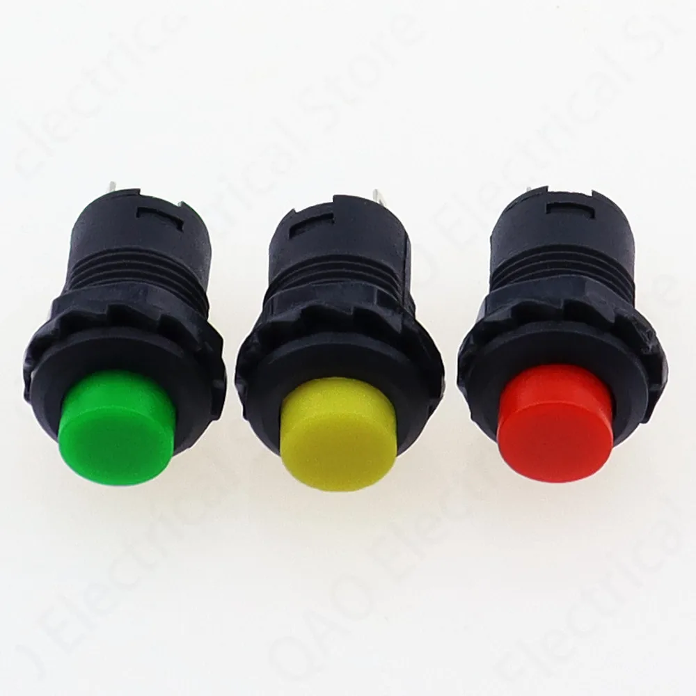 10pcs DS-228 On / off latching or Momentary push button Switches locking car dashboard dash boat 12V DS-428