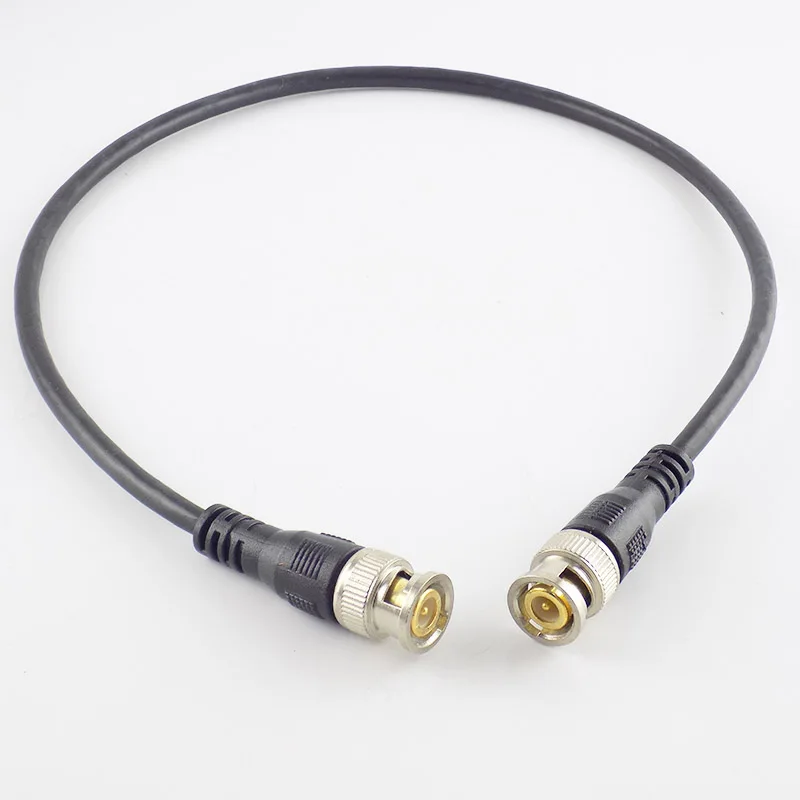 0.5M/1M/2M/3M 5m 10m BNC Male to BNC Male Cable Cord For BNC Adapter Home Extension Connector Adapter Wire for CCTV Camera