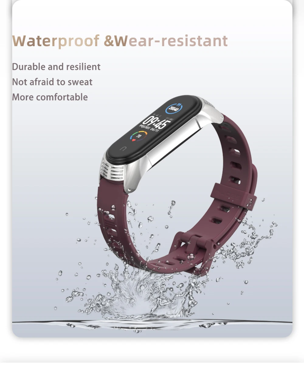 Strap For Mi Band 10 9 8 7 6 5 Global Smart Bracelet Pulseira for Xiaomi Mi Band 8 NFC Wristband Accessories Miband 9 Band