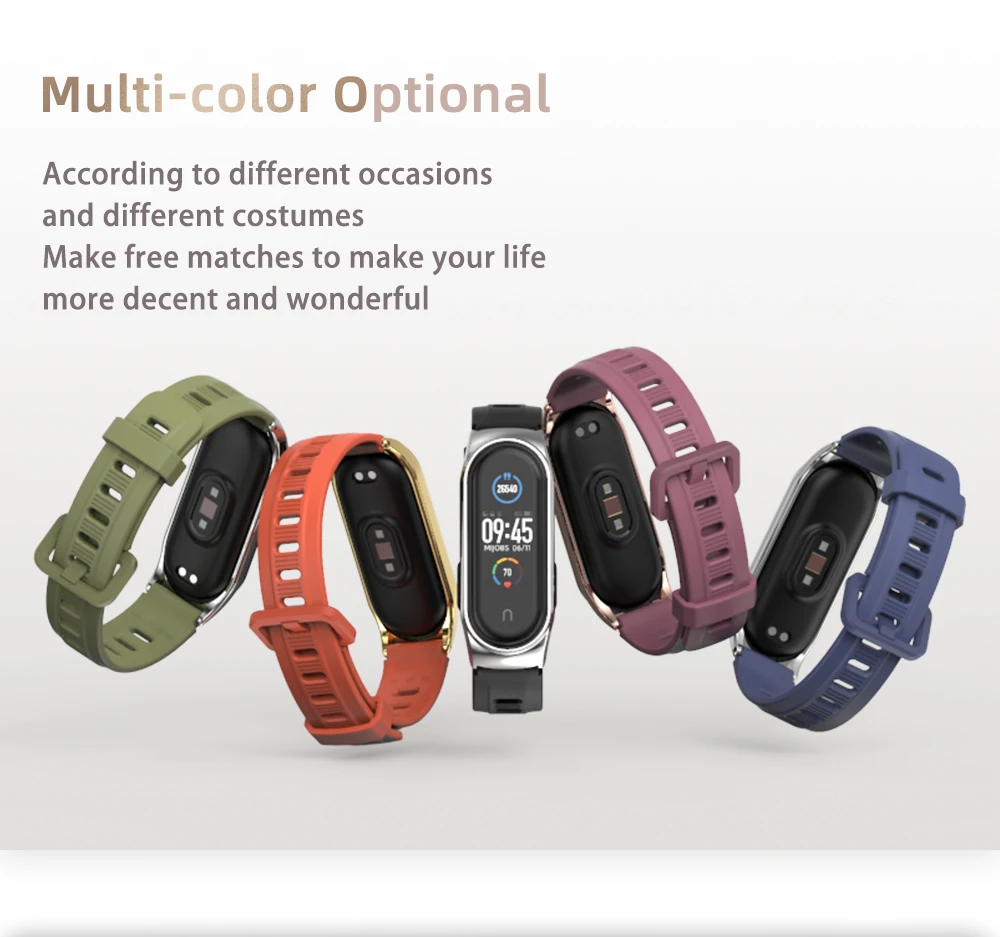 Strap For Mi Band 10 9 8 7 6 5 Global Smart Bracelet Pulseira for Xiaomi Mi Band 8 NFC Wristband Accessories Miband 9 Band