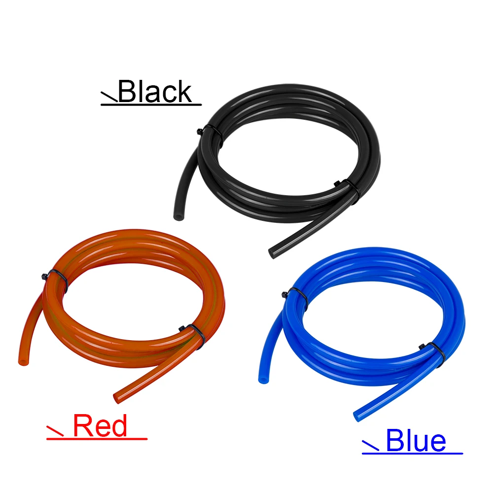 Universal 3/4/6/8/10/12/14/16mm Silicone Vacuum Hose - Heat-Resistant Fuel/Oil Line for Car Motorcycle Racing Car Accessories