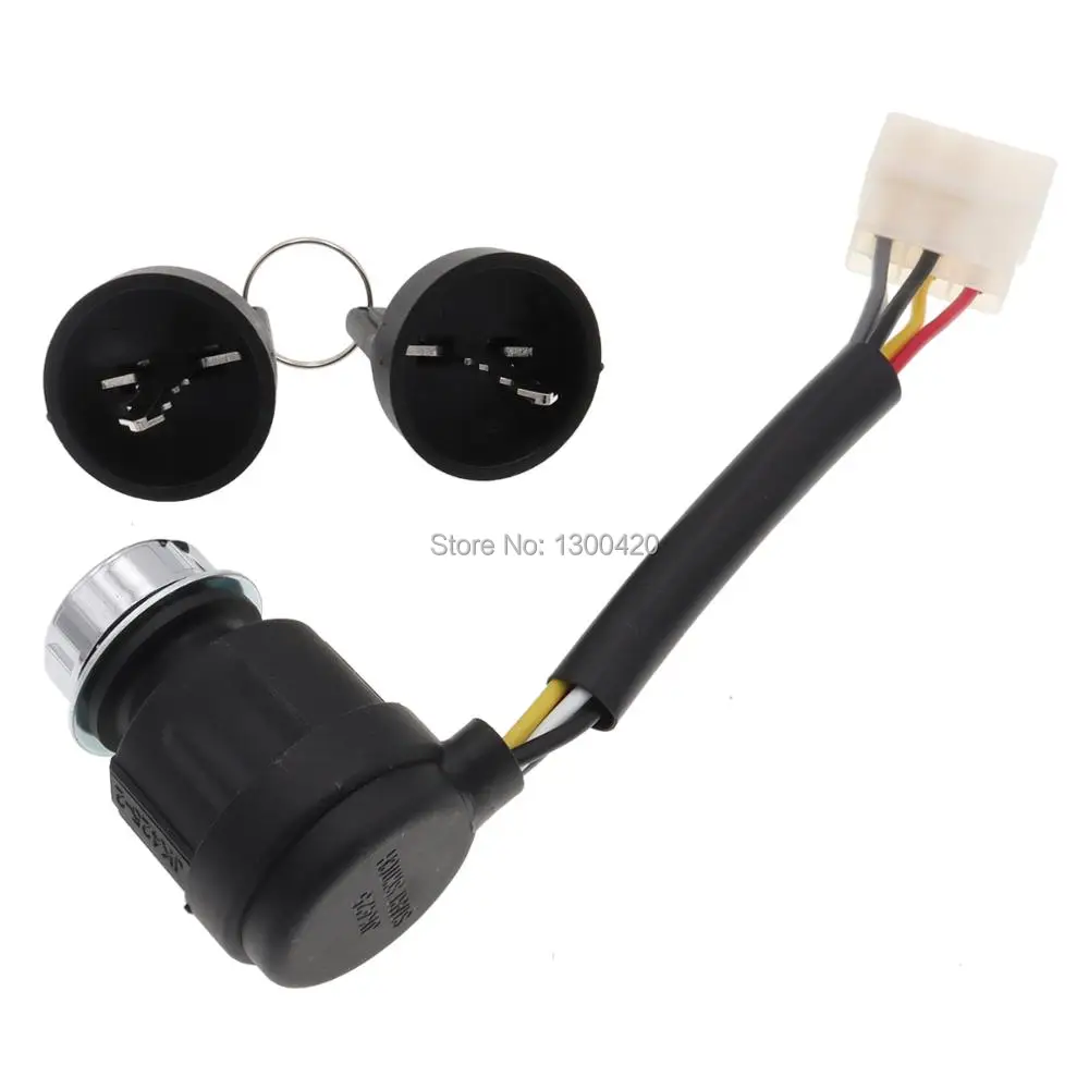 5 Pin JK425-2 Ignition Lock Start Switch Key for Quad Bike ATV Dune Buggy Dirt Bike Go Karts