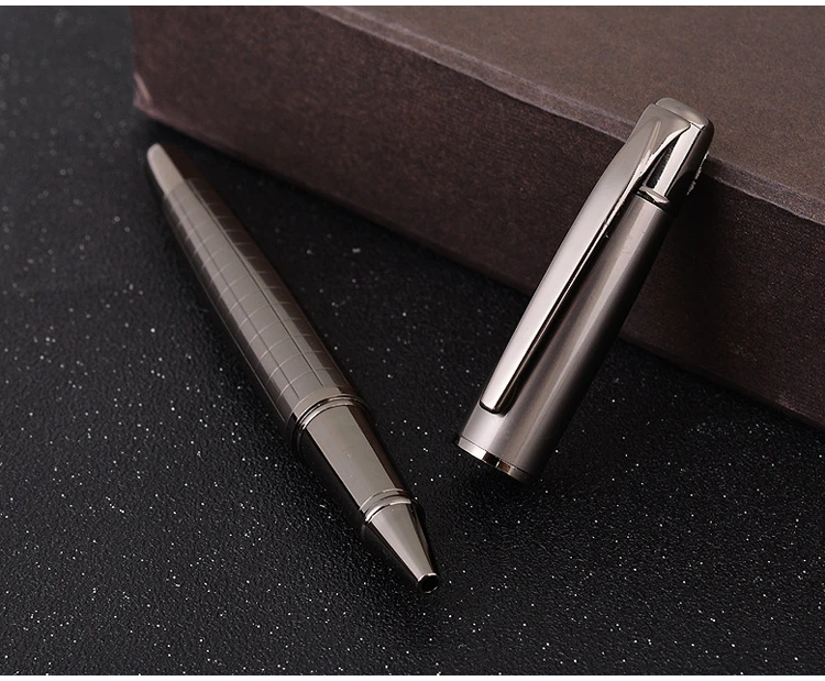 Luxury Heavy Feel Metal Ballpoint Pens School Business Office Signature Roller Pen Writing Ballpen Student Stationery Supplies
