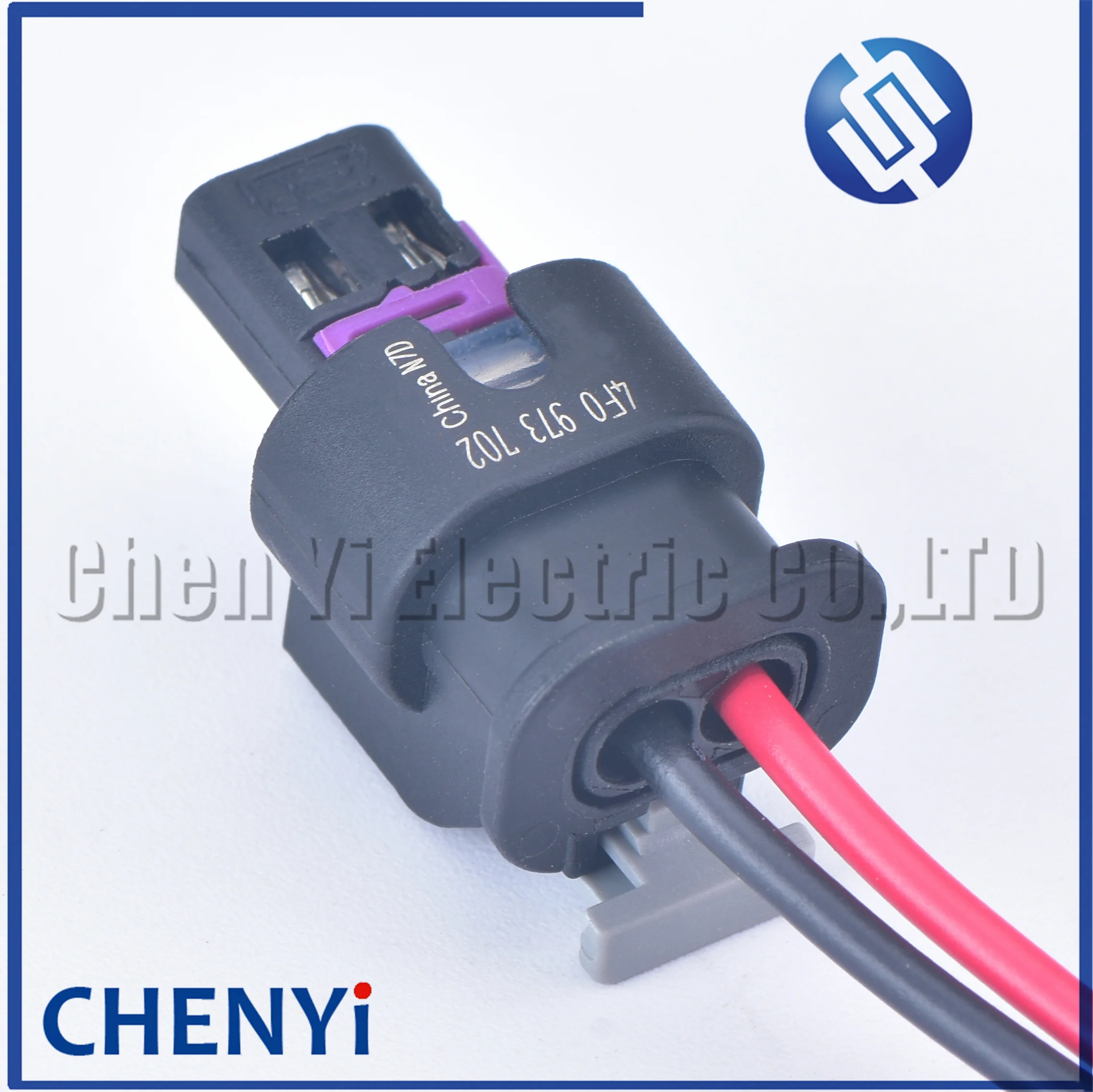 2 Pin auto fuel injector connector wires waterproof sensor plug 0-2112986-1 1-1718643-1 4F0973702 4F0 973 702