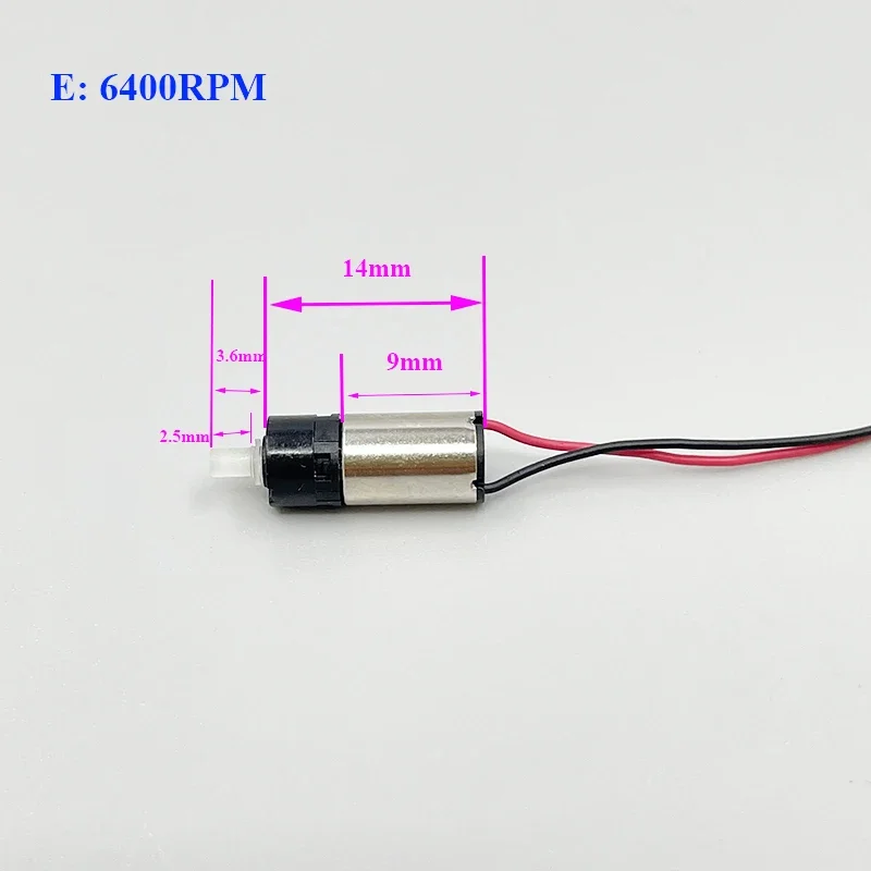 DC 3V 3.7V 47rpm-1200rpm Mini 6mm Planetary Gearbox Gear Reducer Motor Reduction Micro Coreless Motor DIY Robot