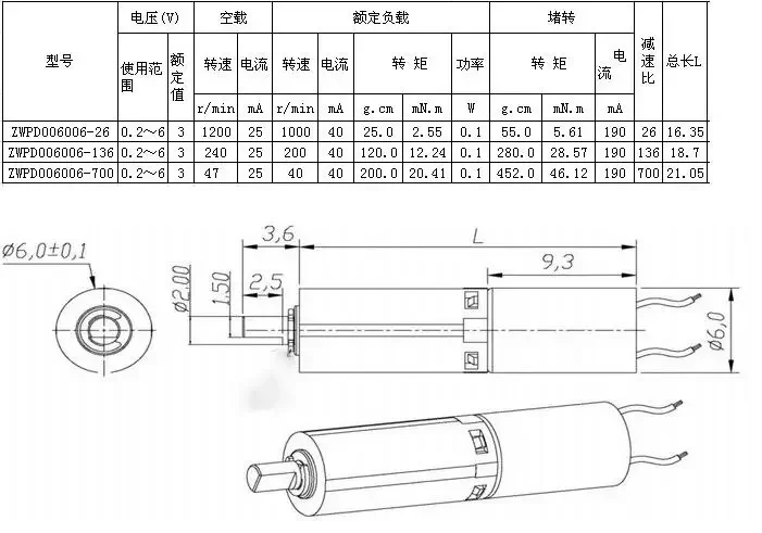DC 3V 3.7V 47rpm-1200rpm Mini 6mm Planetary Gearbox Gear Reducer Motor Reduction Micro Coreless Motor DIY Robot