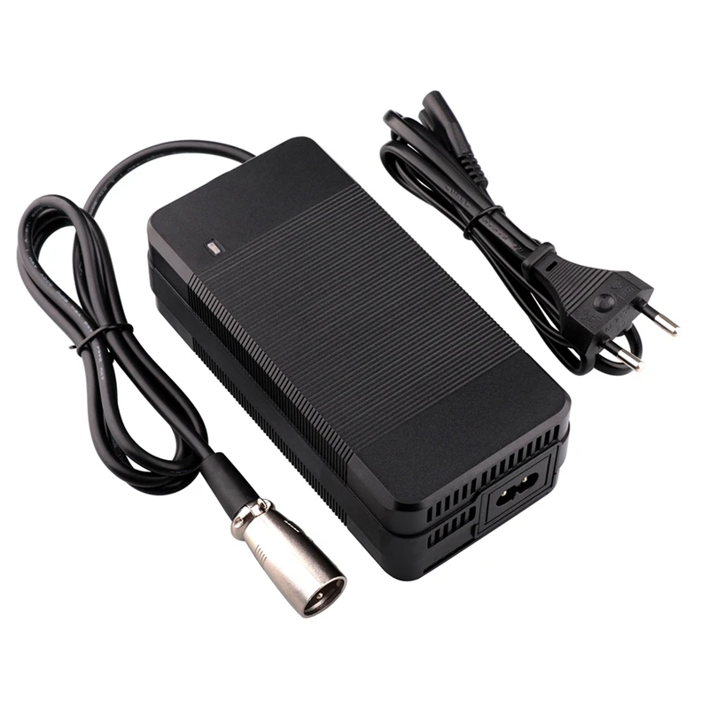 54.6V 3A Lithium Battery Charger For 48V Lithium Battery Pack XLR Plug 54.6V3A 150Watts Fast Charging Charger With Fan