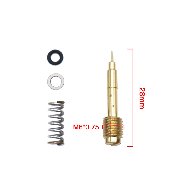 Alconstar-Carburetor Air Screws Idle Mixture Fuel Ratio Adjusting Screw For Harley CV40 Twin Cam Sportster Keihi CVK 34/36/40