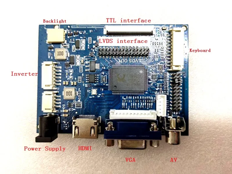 Original 9.7 "inch 1024X768 HD screen 4:3 LCD Controller LP097X02 LTN097XL01 monitor driver board HD VGA 2AV for Raspberry Pi