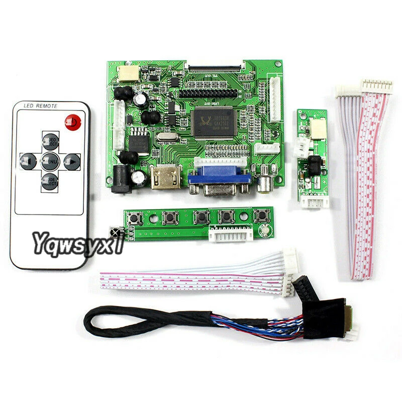 Original 9.7 "inch 1024X768 HD screen 4:3 LCD Controller LP097X02 LTN097XL01 monitor driver board HD VGA 2AV for Raspberry Pi
