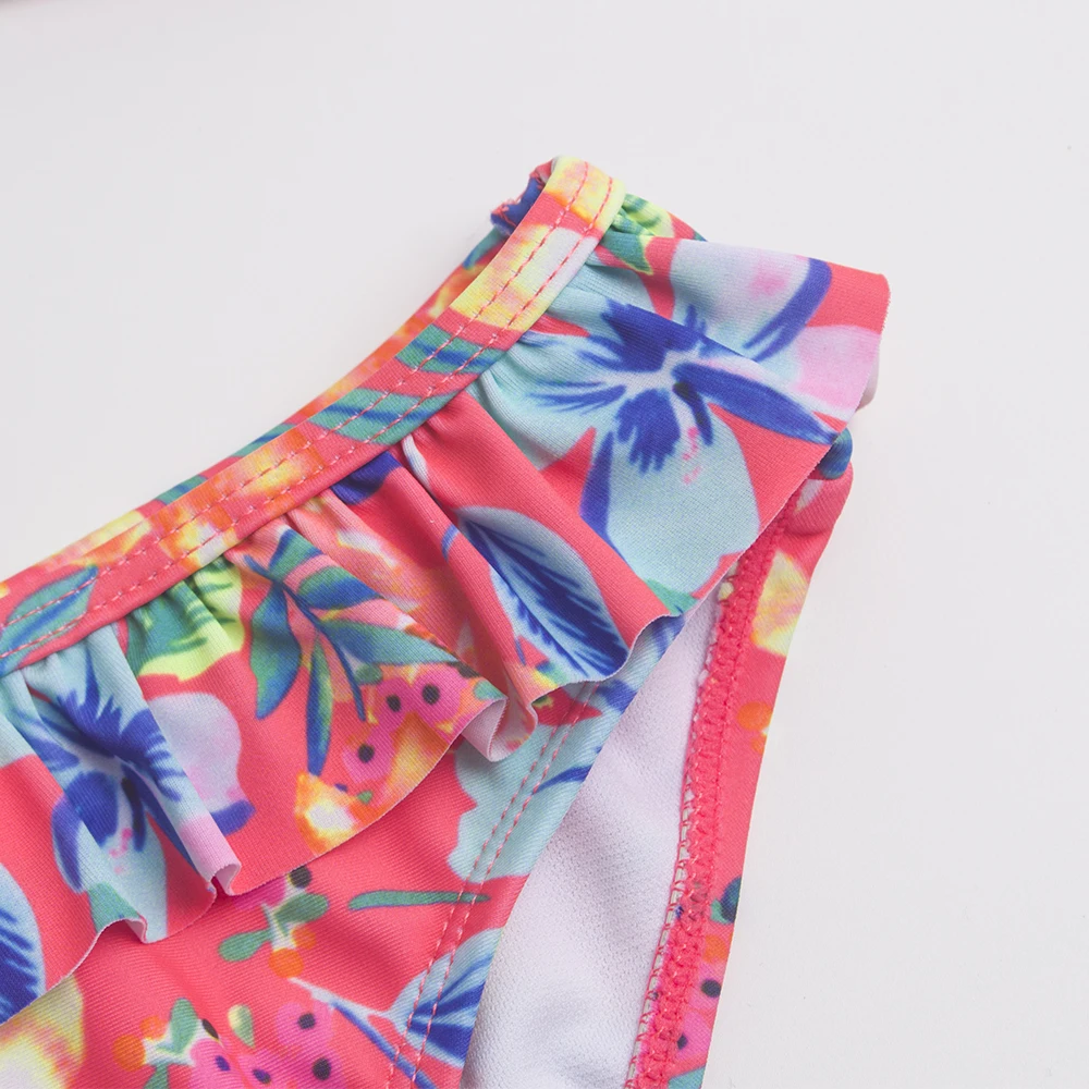 2026 Children's Swimwear Two Piece Butterfly Swimsuit For Girls Halter Summer Bikini Sets Kids Swimsuits Lovely Swimming Suit