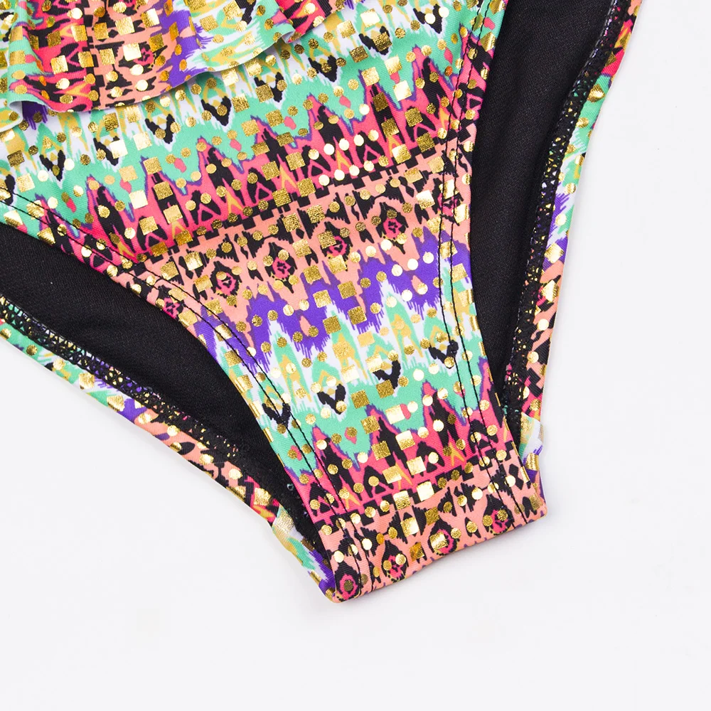 2026 Children's Swimwear Two Piece Butterfly Swimsuit For Girls Halter Summer Bikini Sets Kids Swimsuits Lovely Swimming Suit