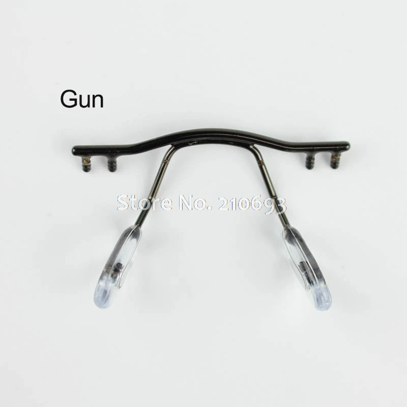 1pc eyeglasses bridge glasses nose pad arm metal rimless optical frame bridge nose pad holder eyewear accessory