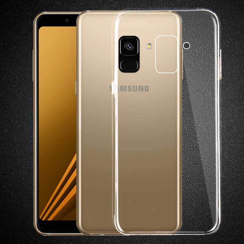Ricestate Premium TPU Case For Samsung Galaxy A6 2018 A6+ Plus A8 Plus A7 A8 A9 2018 Transparent Silicone Soft Clear Back Cover