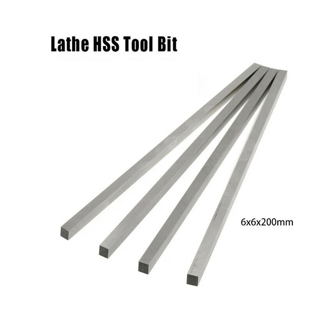 1pc CNC Lathe Turning Boring Bar Cutting Tool Parting Square Milling Cutter Engraving Engineering Tool HSS Router Bit 3-16mm